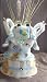 Frog Baby Shower Gift Centerpiece Blue & Green Diaper Cake