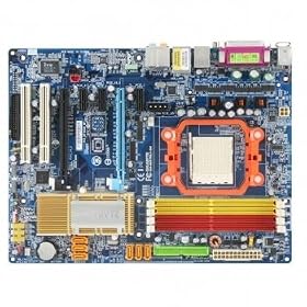 Gigabyte GA-M57SLI-S4 - Motherboard - ATX - nForce 570 SLI - Socket AM2 - UDMA133, Serial ATA-300 (RAID) - Gigabit Ethernet - FireWire - High Definition Audio (8-channel)