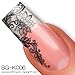 Nailart NAIL TATTOO STICKER - lace/ornament/flower - black