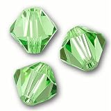 51QVdArnORL. SL160  20 BICONE 6mm Swarovski PERIDOT #5328 Crystal Beads.