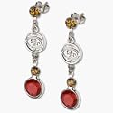 San Francisco 49ers Logo Crystal Earrings