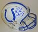 Peyton Manning Signed Colts Mini Helmet UDA
