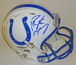Peyton Manning Signed Colts Mini Helmet UDA