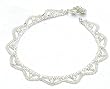 Silver Jewelry Ankle Bracelet Pairs 10 inches (sanklt105)