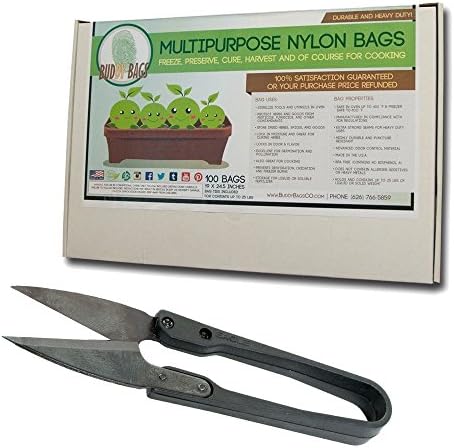 Harvest Bundle - Buddy Bags Co Multi-Purpose Turkey Oven Bags for Home and Garden &amp; Mini Hanzo Snips