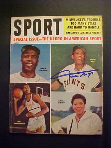 Willie Mays San Francisco Giants Autographed March 1960 Sport Magazine