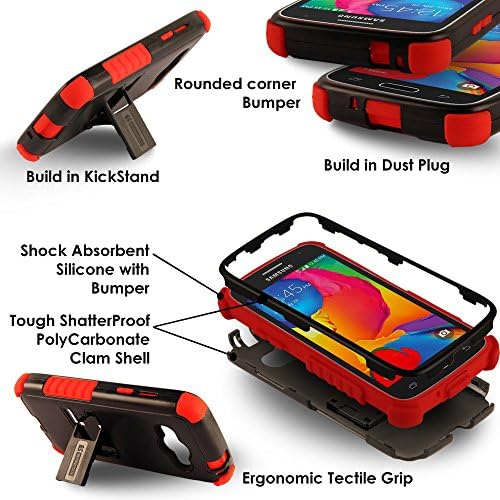 Droid Maxx Case, XT1080/M Case, Droid Ultra Case,Beyond Cell®High Impact Armor Hybrid Rugged Durable Phone Case With Built in kickstand-FREE Screen Protector-Dragon Tail