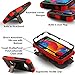 Suitable for Droid Turbo XT1254 Case, High Impact Rugged Tri Shield Protective Hybrid Cover with Built in Kickstand and Clear Screen Protector Film Autumn Camouflage