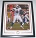 Daunte Culpepper Autographed White Jersey Custom Framed 16 x 20 Photograph with Team Medallion