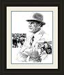 Dallas Cowboys Framed Tom Landry Dallas Cowboys By Michael Mellett NFL Football