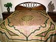 Indian Bedding- Pashmina Jamavar Fuschia Pink Reversible Bedspreads Throw Bed Linen