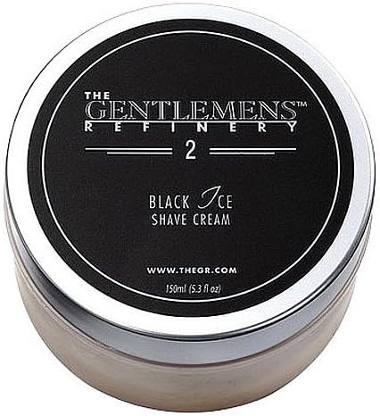 The Gentlemens Refinery Shave Cream Black Ice 150ml by The Gentlemens Refinery
