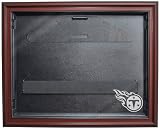 NFL Tennessee Titans Removable Face Jersey Display -Mahogany with Museum Quality UV Upgrade