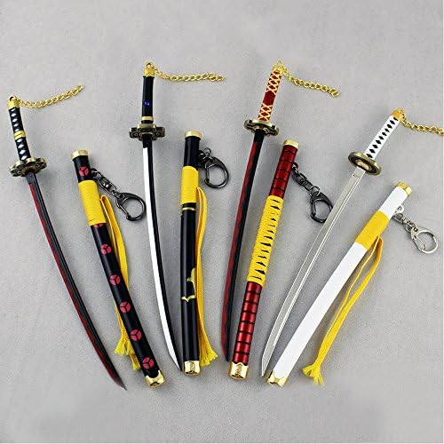 Onecos One Piece Roronoa Zoro Sword Toy Model/ Pendants Cosplay(a Set of Four)