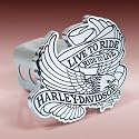 Harley Davidson Live to Ride Eagle Hitch Cover