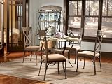 Powell Parsley Antique Pewter Dining Table Pedestal 367-411