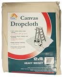 Galaxy Products HW1215 Paint Essentials 12-by-15-Foot Canvas Drop Cloth