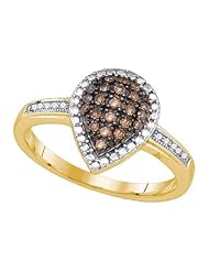 0.20CTW BLACK DIAMOND FSAHION RING
