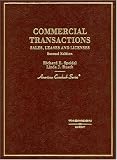 Commercial Transactions: Sales, Leases, And Licenses