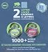 Buffalo Resettable Letter Combination Lock - Set Your Own Trilingual Word Combination - 2 Pack
