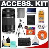 Accessory Kit for Canon Rebel XT XTi Digital SLR Camera with Canon EF 75-300mm f/4-5.6 III Lens + Transcend 4GB CF Memory Card + Spare NB-2LH Battery for Canon + High Speed USB 2.0 CompactFlash (CF) Card Reader + Deluxe Photo/Video 57 Tripod + Deluxe SLR System Camera Bag/Case