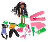 Polly Pocket Dare to Hair Club Scene Shani Doll