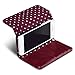 iPhone 6S Case, Terrapin iPhone 6 Trifold Clutch Purse Wallet with Polka Dot Interior for iPhone 6 / 6S - Dark Red
