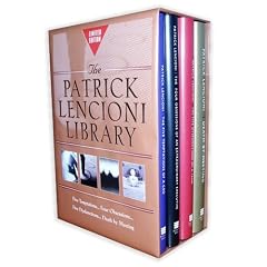 Patrick Lencioni Library (Five Temptations of a CEO; Four Obsessions of an Extraordinary Executive; Five Dysfunctions of a Team; Death by Meeting)