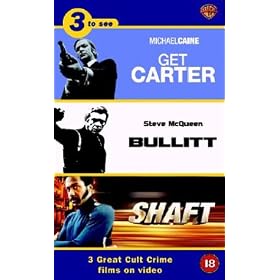Cult Crime - Get Carter, Bullitt, Shaft - Video Triple Pack [1971]