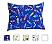 Little Sleepy Head Youth Pillow Case - 100% Made Cotton & Hypoallergenic Pillow Case - Snug Fit Envelope Pillowcase Enclosure - Youth Pillow 16x22 Size - (Space) Design Travel Pillow Cover