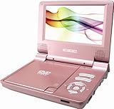 Curtis DVD7014UK Portable 7 inch DVD Player - Pink