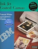120 Sheets IBM 8-1/2 x 11 Blank White Inkjet Coated Canvas