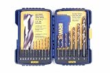 Irwin 318018 SpeedborMax 18 Piece 1/16-Inch to 1/2-Inch Self Feeding Twist Drill Bit Set