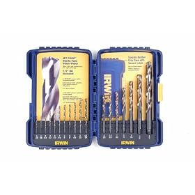 Irwin 318018 SpeedborMax 18 Piece 1 16-Inch to 1 2-Inch Self Feeding Twist Drill Bit Set by Irwin