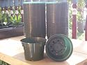 4" Inch Plastic Pots for Plants, Cuttings & Seedlings Azalea Pots - Quantity of 30