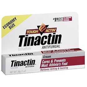 Tinactin Antifungal Cream for Athlete's Foot, 1-Ounce Tubes (Pack of 2)
