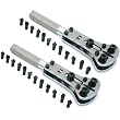 2 Watch Case Opener Screw Back Remover Wrench Tools
