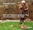 �ber das Verhalten geselliger Tiere. 2 CDs: Originaltonaufnahmen 1951-1983