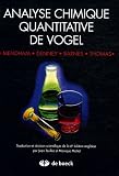 Analyse chimique quantitative de Vogel