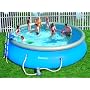 Bestway 18-Foot-by-48-Inch Fast Set Round Pool Set