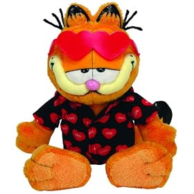 Beanie Baby Happy Valentines Garfield