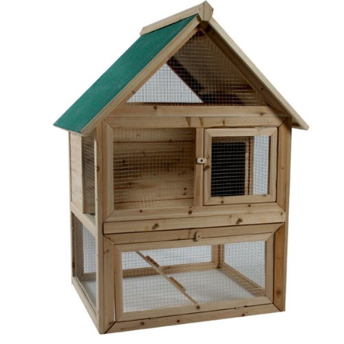 Hasenstall Kleintierkäfig Hasenhaus Modell06
