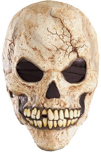 Adult Skeleton Human Skull Scary Horror Halloween Mask Adult Standard