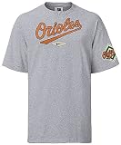 Baltimore Orioles Black MLB Practice 8 Short Sleeve Tee Shirt By Nike Team Sports (L=44)