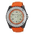 Sprout Unisex ST3001GYGYOR Eco-Friendly Corn Resin Orange Organic Cotton Strap Watch