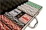 Set of 500 Dice Striped 11.5 gram poker chips