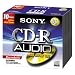 Sony CD-R Audio 80 Minute in Slim Jewel Case (10-Pack)
