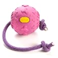 Vibram K9 Ball With Rope Dog Toy, 3