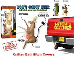 Hitch Critters - Ball Hitch Cover & Brake Light (Deer, Bass, Duck, etc.)