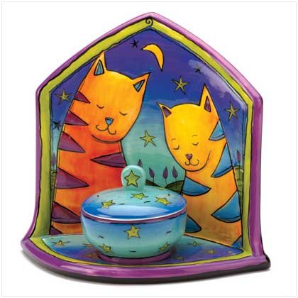 Fanciful Cat Jewelry Box